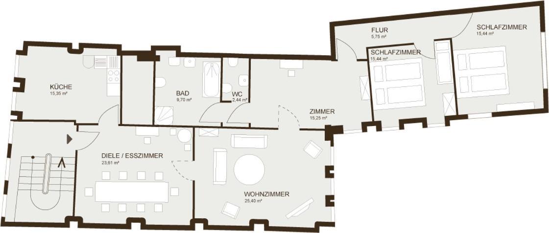 Altstadt Apartments ลือเนอบวร์ก ภายนอก รูปภาพ